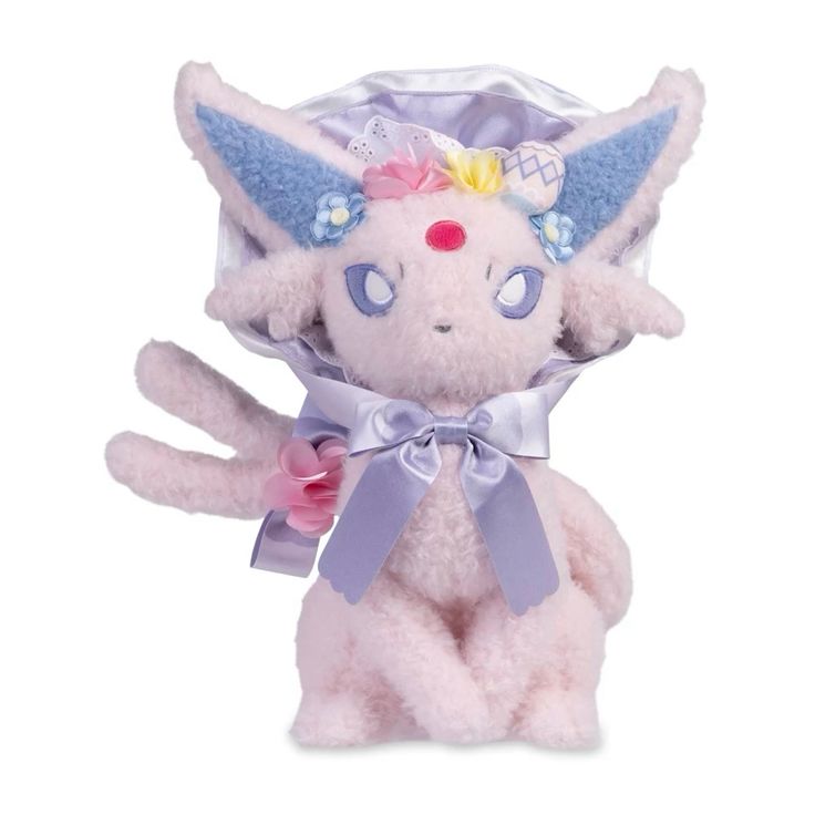 image of the Espeon Fancy Spring Plush on a white background
