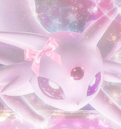edited close up picture of espeon from pokemon. edited by luv_ashie on pinterest.